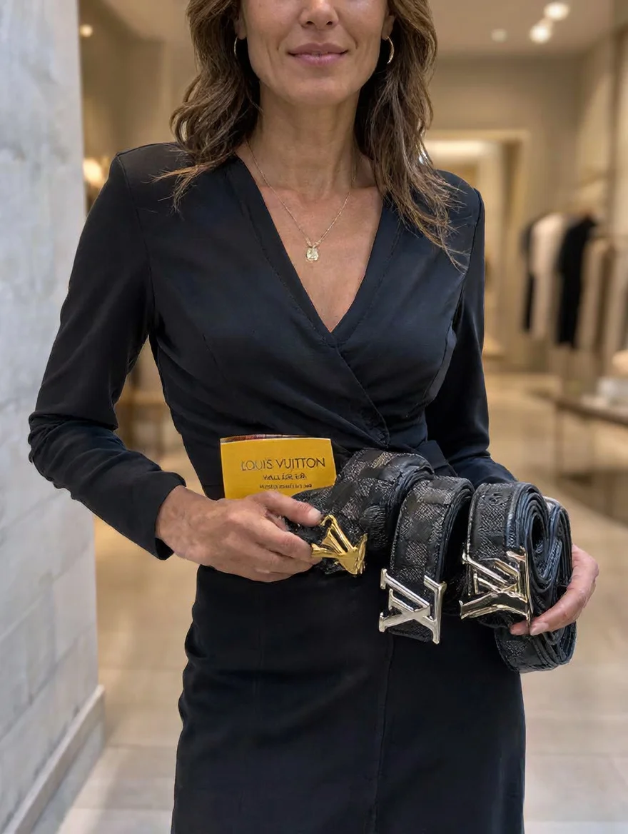 Louis Vuitton Crni Muški Kaiševi