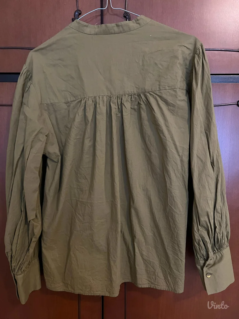 Massimo Dutti - Maslinasta košulja