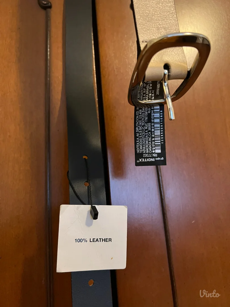 Zara - Kožni bež kaiš