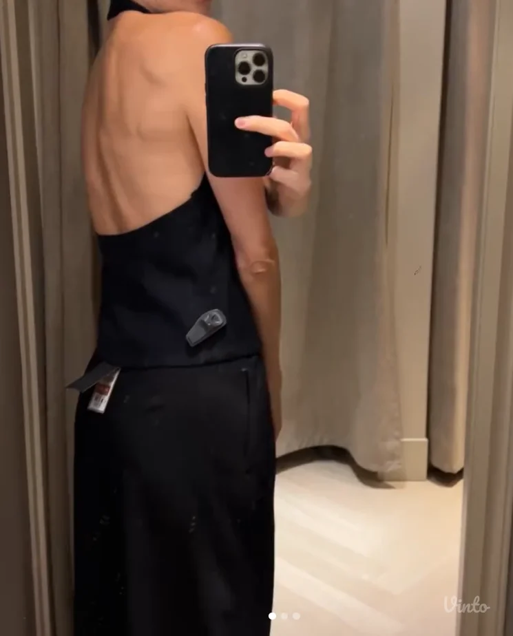 Massimo Dutti - Crni prsluk