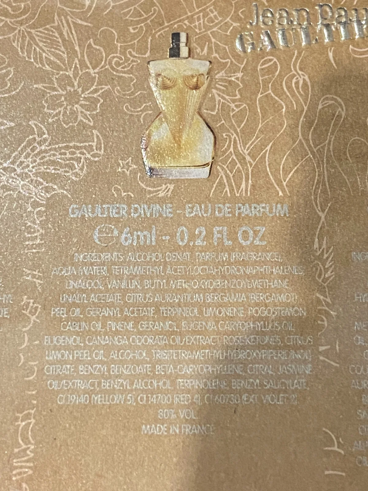 Jean Paul Gaultier Divine EDP 5ml minijatura
