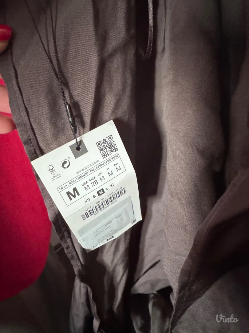 Zara satenska haljina