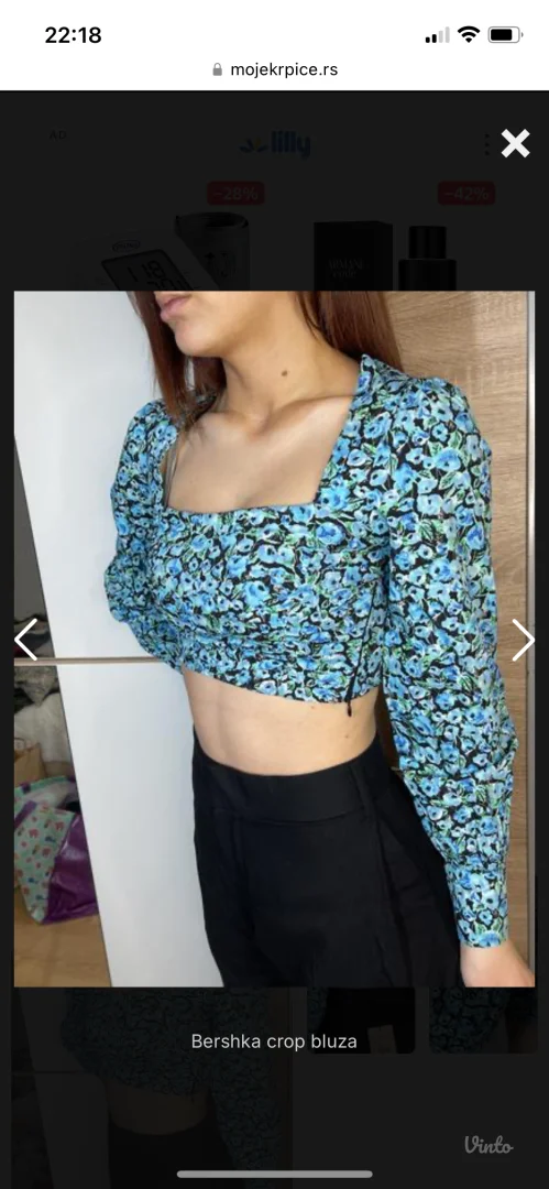Bershka crop top