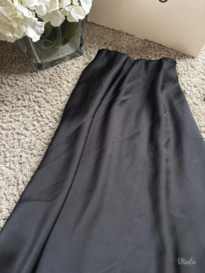 Maxi satenska suknja