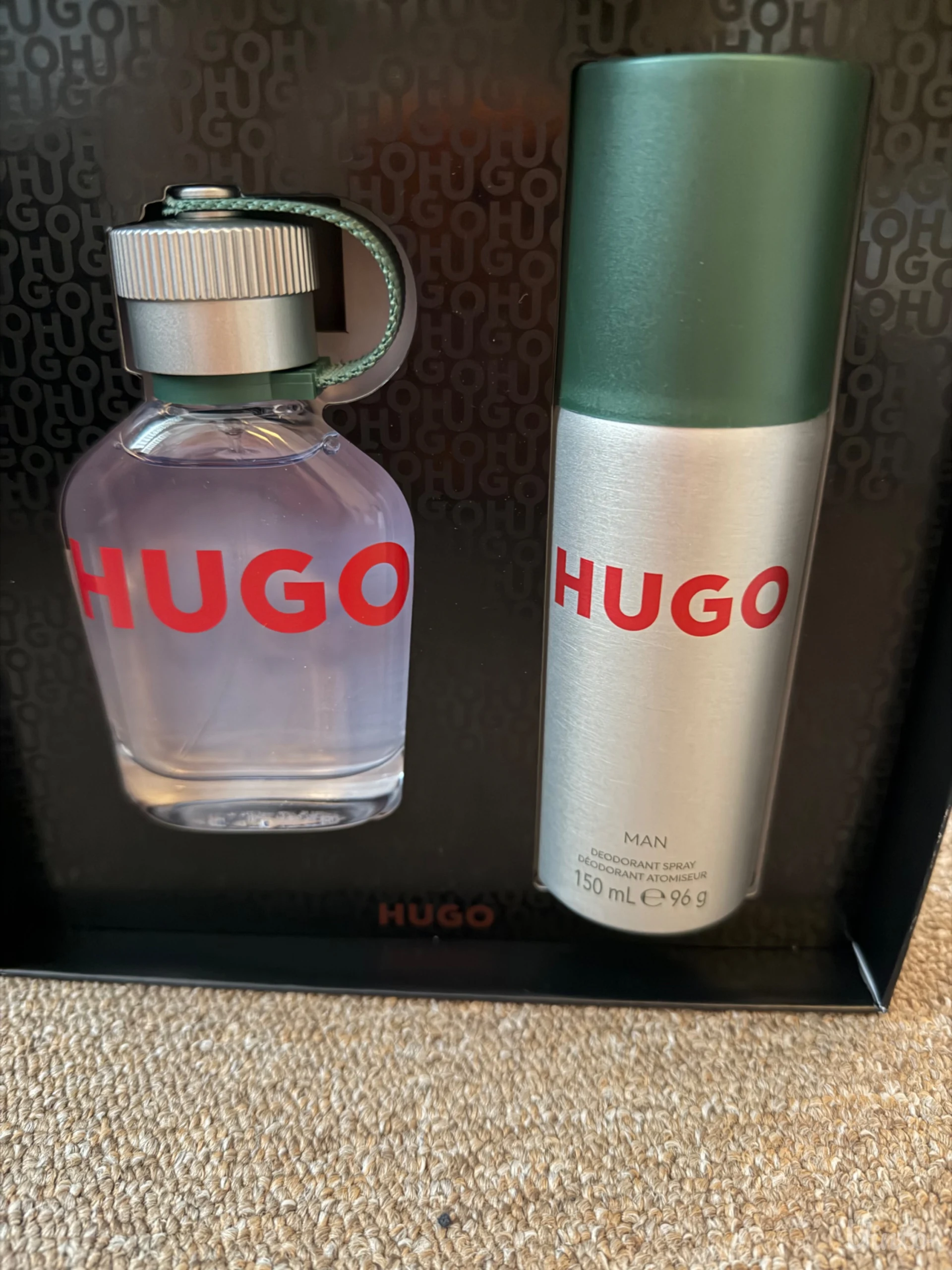 Hugo Man Set (Edt 75ml+Deodorant Spray 150ml)