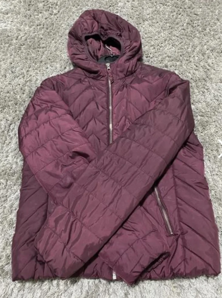 Bordo šuškava jakna