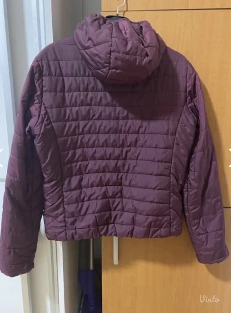 Bordo šuškava jakna