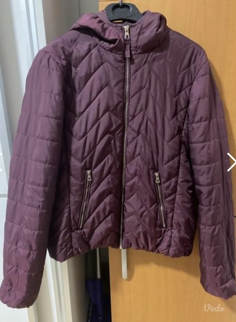 Bordo šuškava jakna