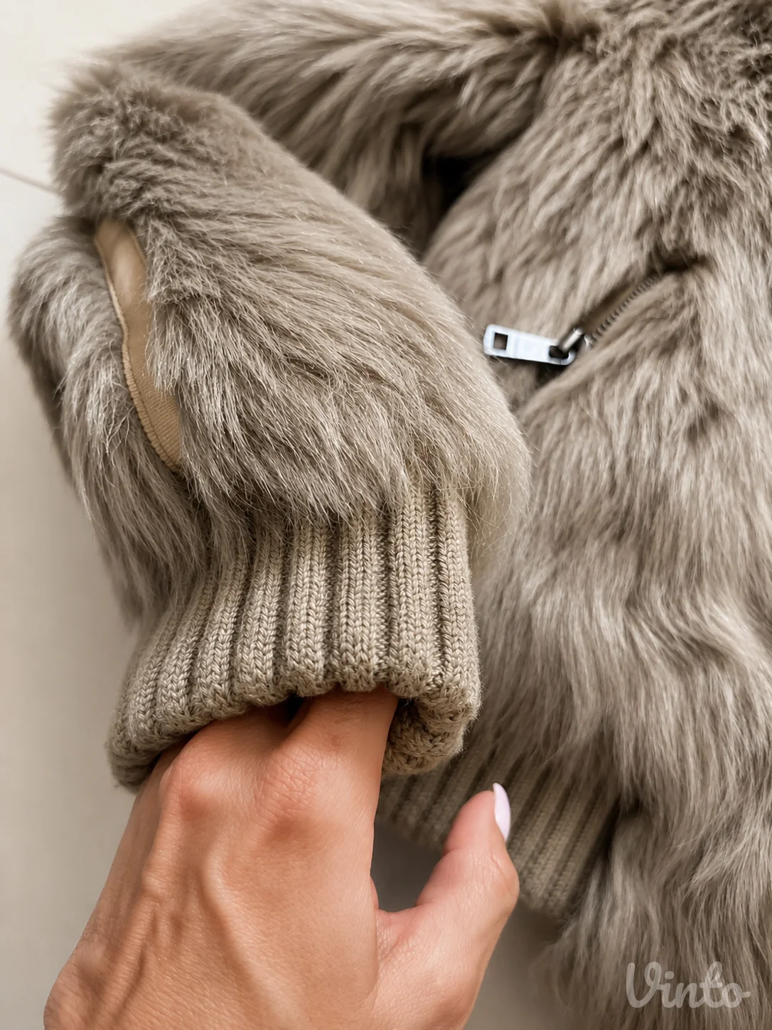 BURBERRY BRIT Shearling Bomber Jacket