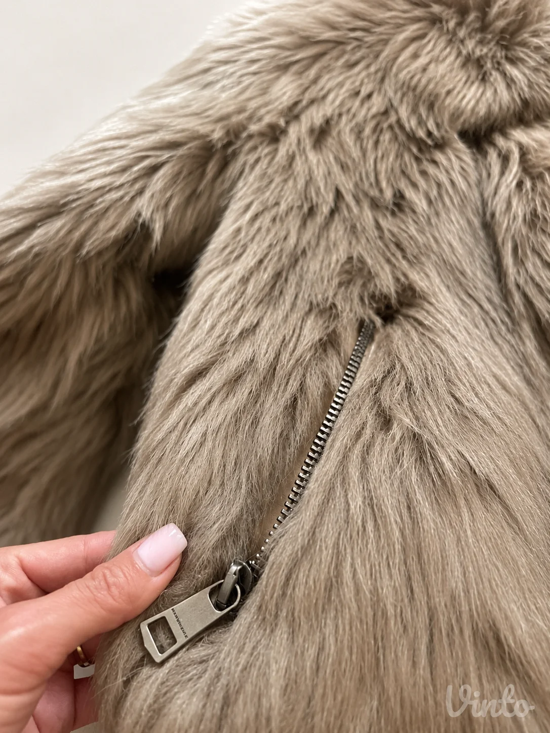 BURBERRY BRIT Shearling Bomber Jacket
