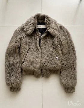 BURBERRY BRIT Shearling Bomber Jacket