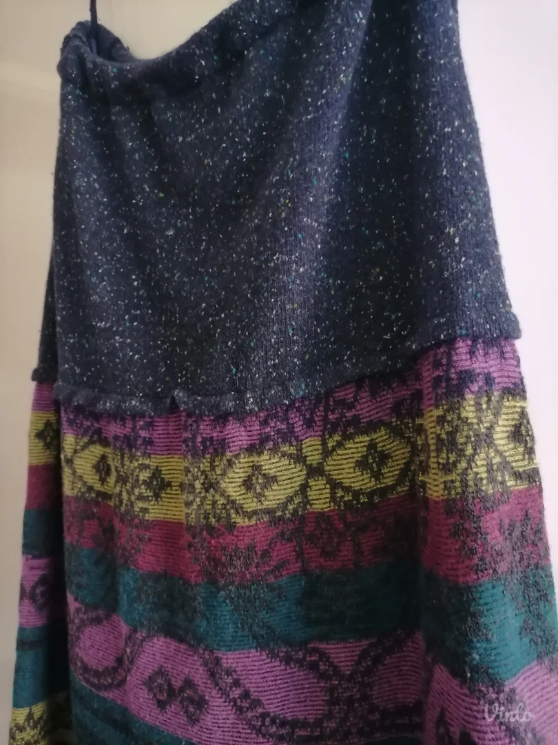 Šarena vunena suknja