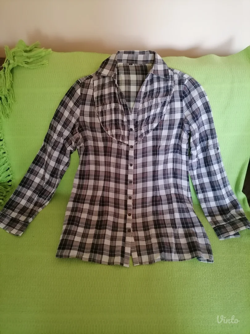 Tanja pamučna karirana košulja XL