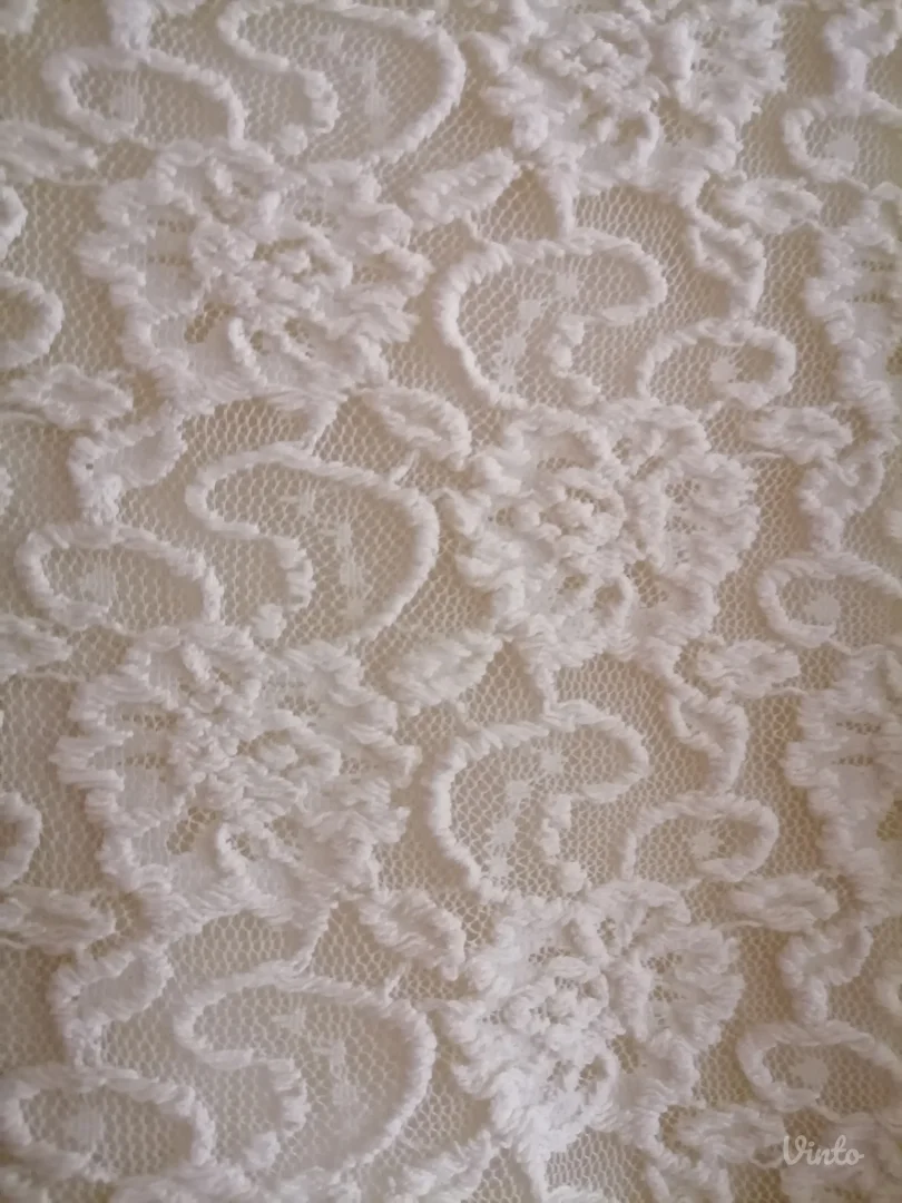 Bež čipkasta haljina Zara M