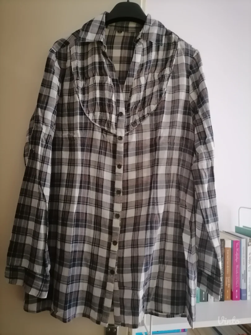 Tanja pamučna karirana košulja XL