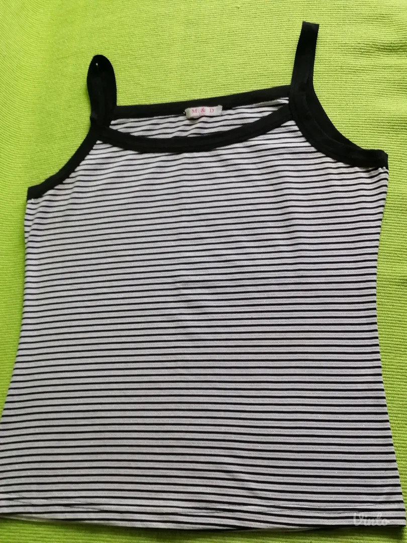 Nova prugasta majica na bretele XL