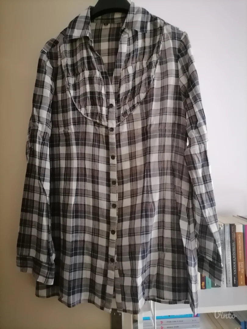 Tanja pamučna karirana košulja XL