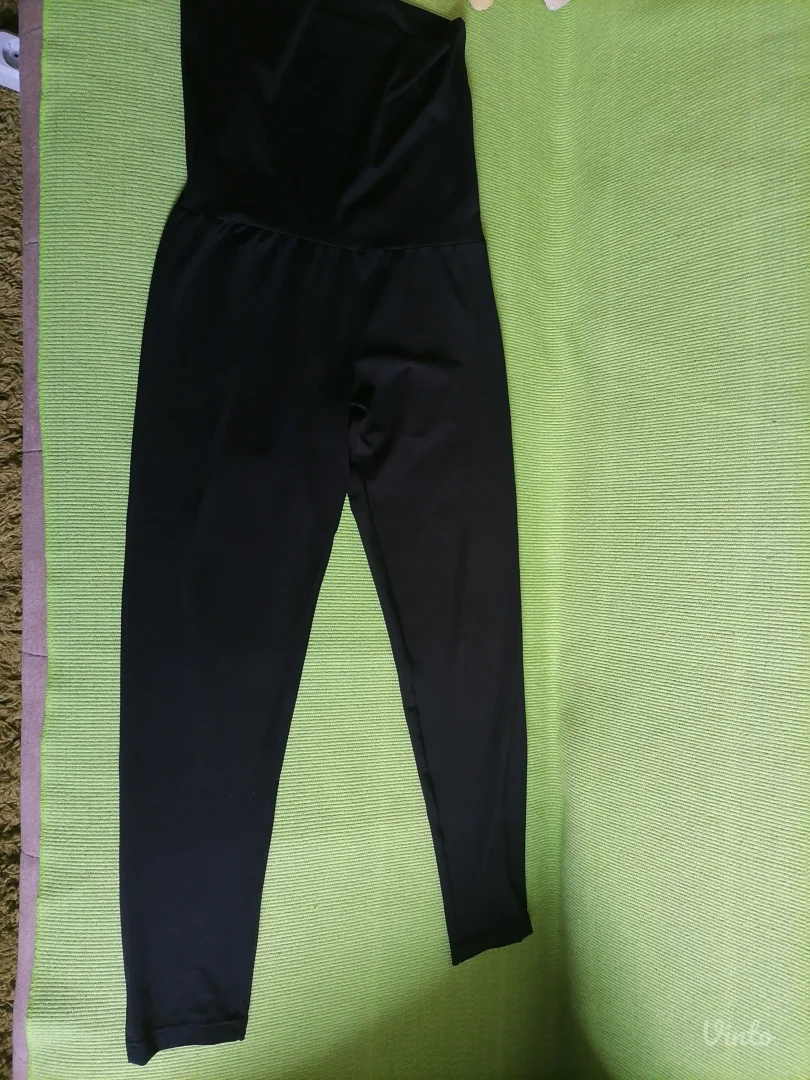 Crne duboke helanke XL