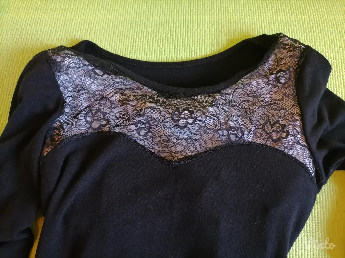 Nova crna haljina trikotaža M