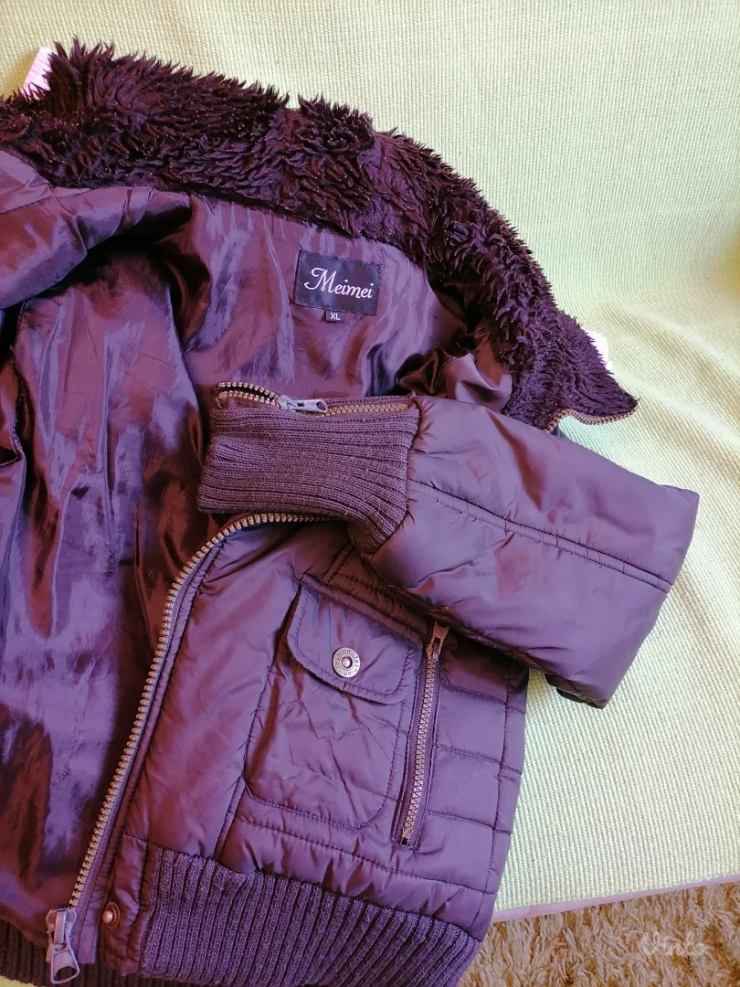 Kratka braon jaknica XL