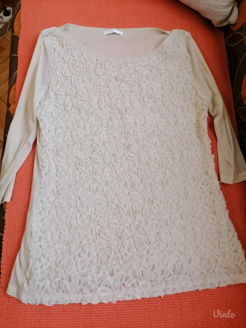 Čipkasta bluzica Promod