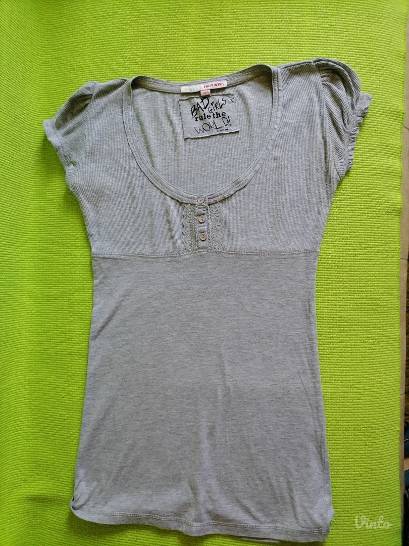 Siva majica TALLY WEiJL S/36/8