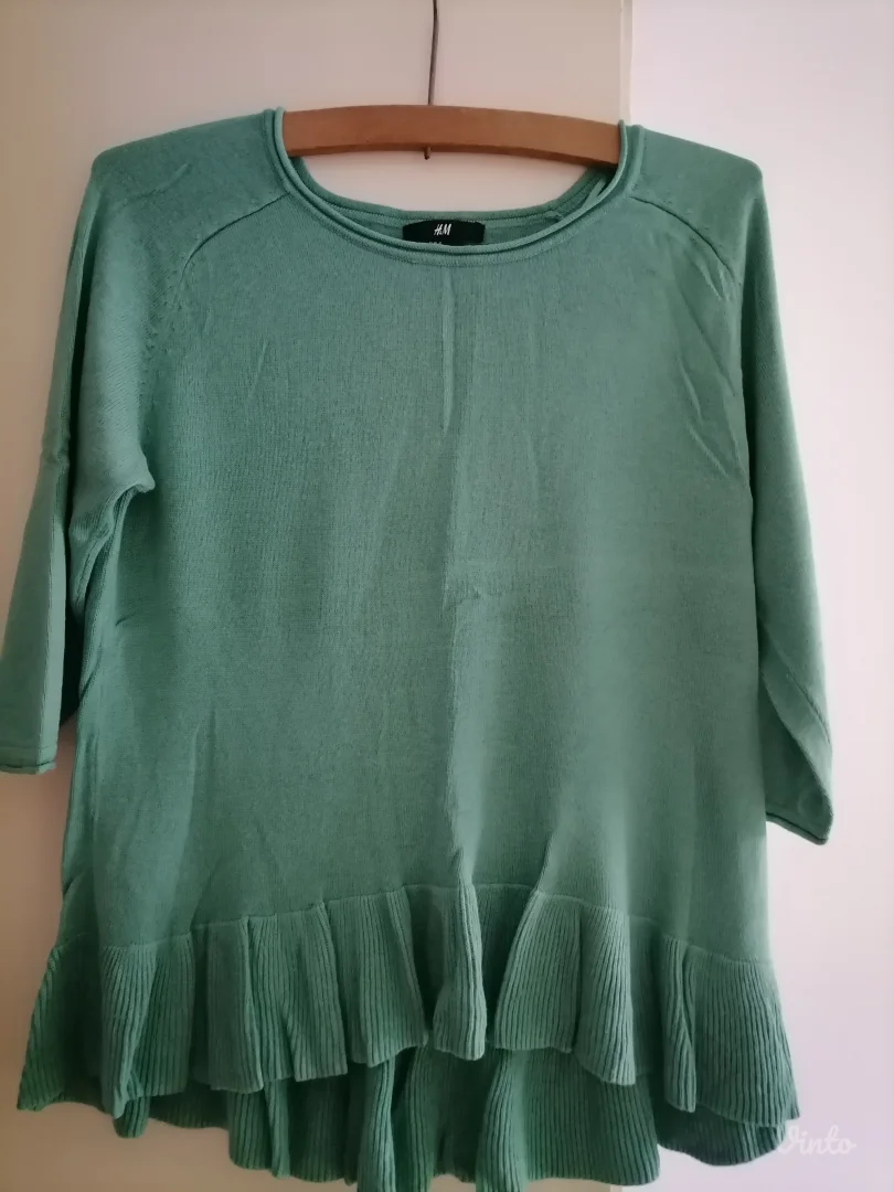 Tanji zeleni džemperić H&M   S