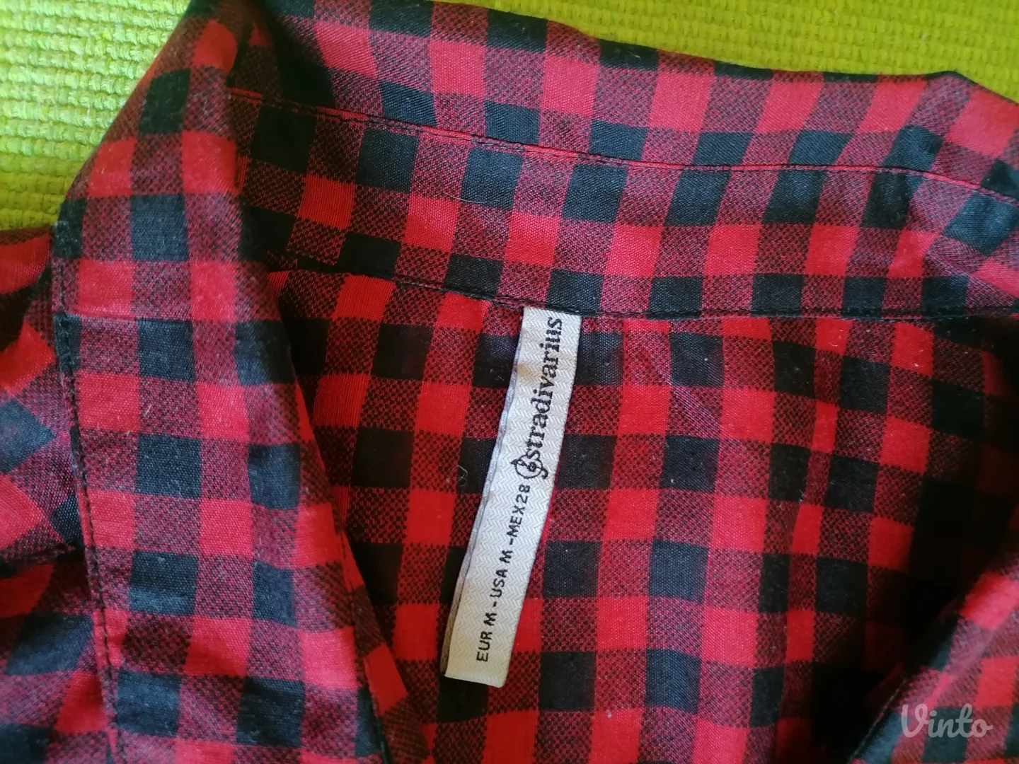 Tanja crveno-crna košuljica Stradivarius M