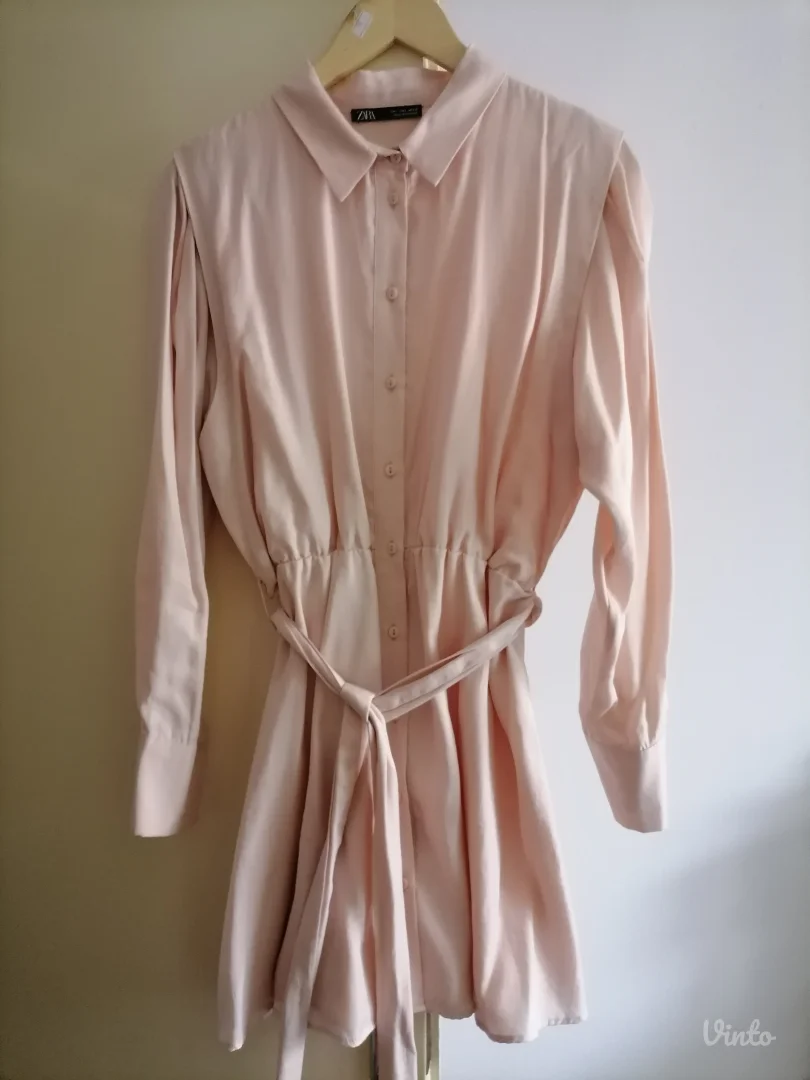 Nova mini haljina košulja Zara