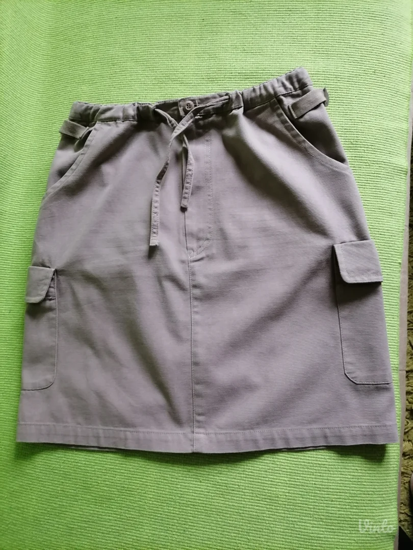 Mini pamučna suknjica SOCCX PANTS L