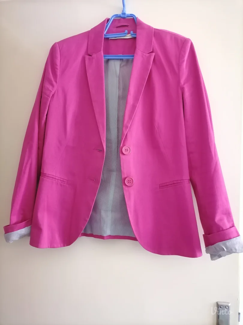 Ciklama blejzer Stradivarius   M