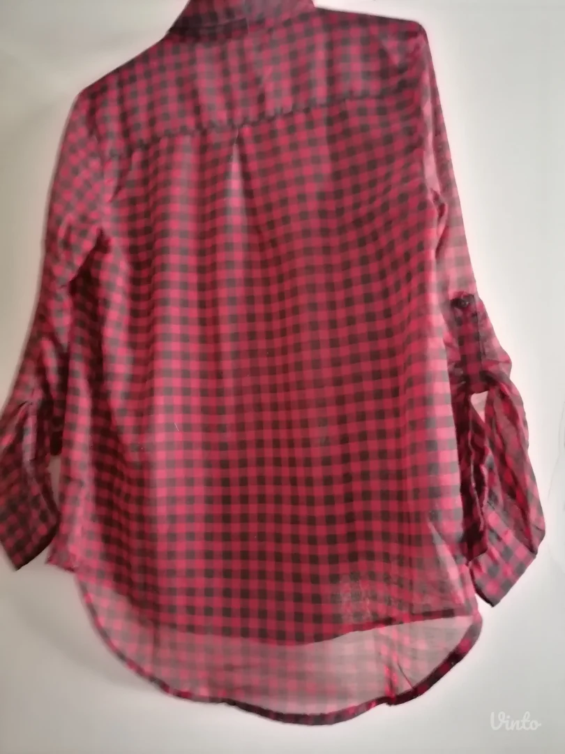 Tanja crveno-crna košuljica Stradivarius M