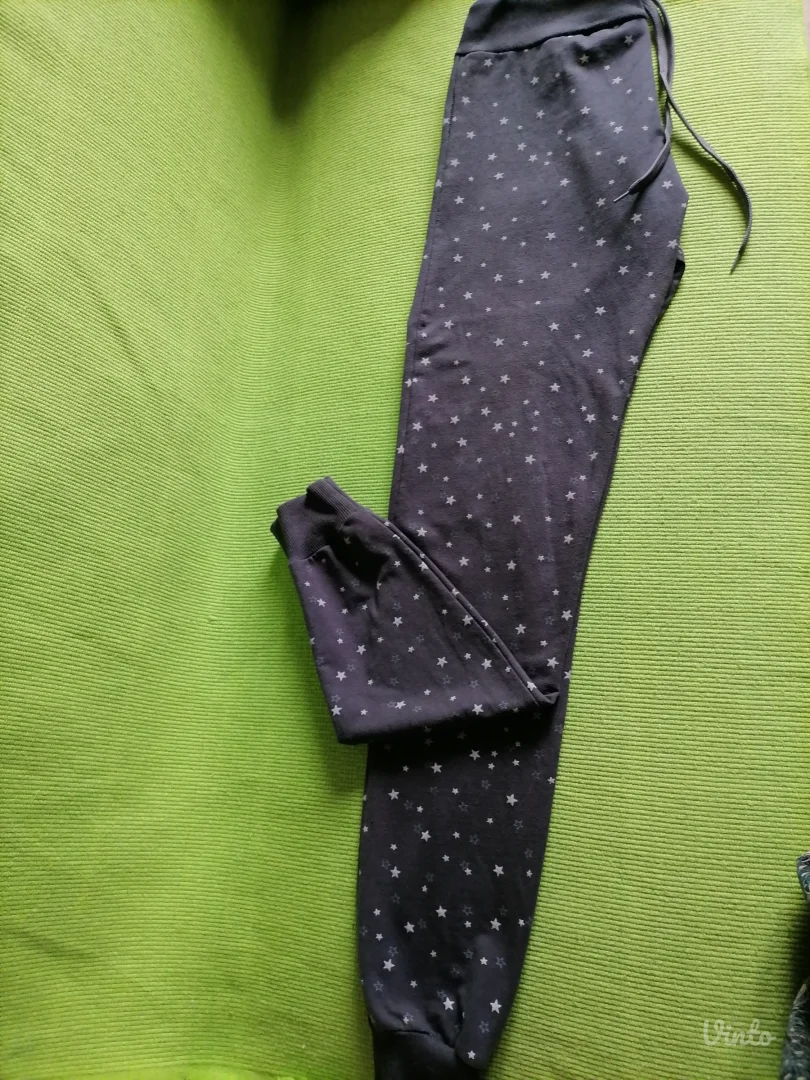 Sive helanke sa belim zvezdicama XXL