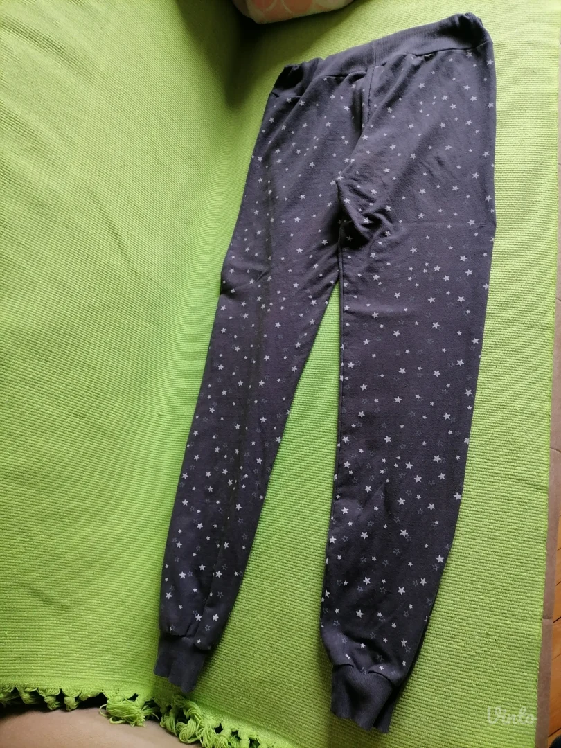 Sive helanke sa belim zvezdicama XXL