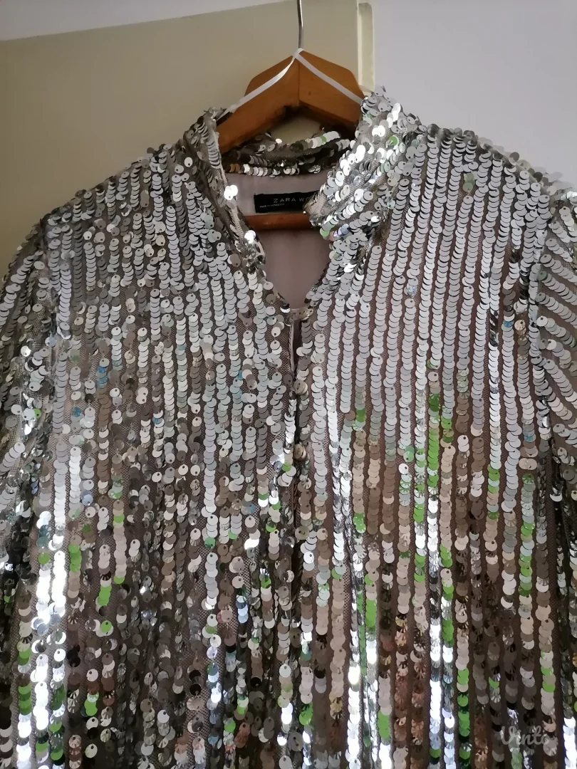 Tunika sa šljokicama Zara S