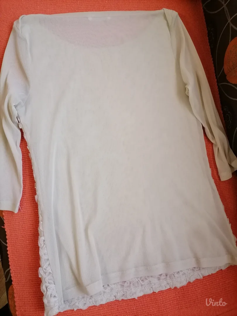 Čipkasta bluzica Promod