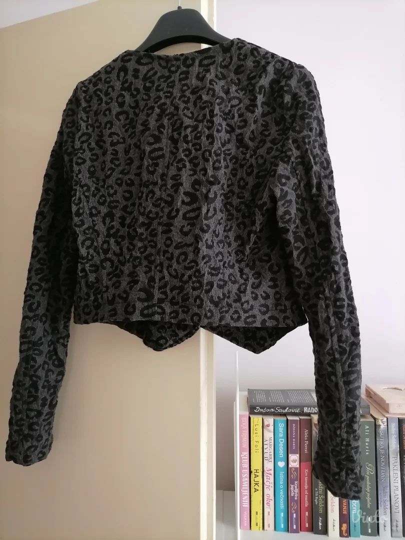 Tigrasta tamno siva jaknica Zara   M