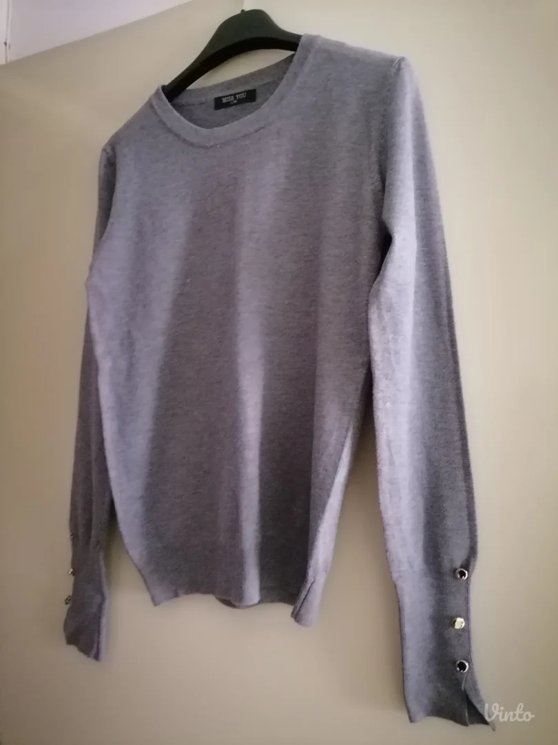 NOV sivi džemperić L/XL