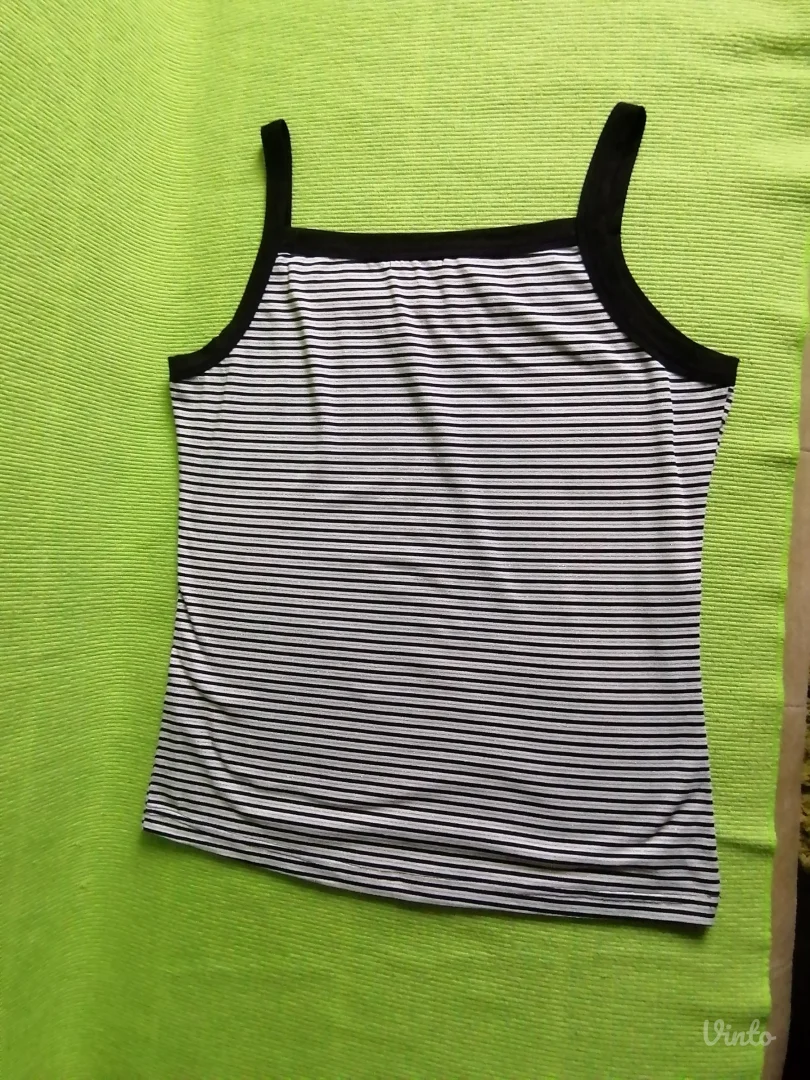 Nova prugasta majica na bretele XL