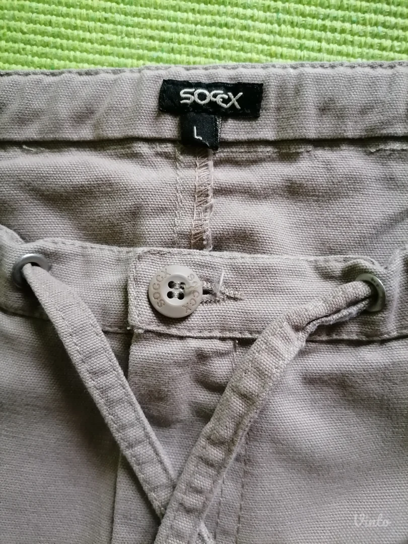Mini pamučna suknjica SOCCX PANTS L