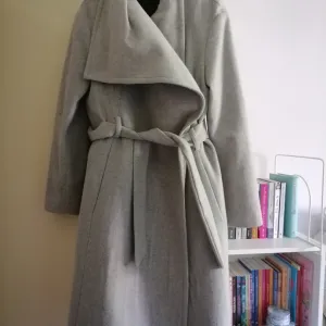 Sivi vuneni kaput Mango   L