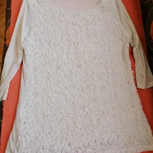 Čipkasta bluzica Promod