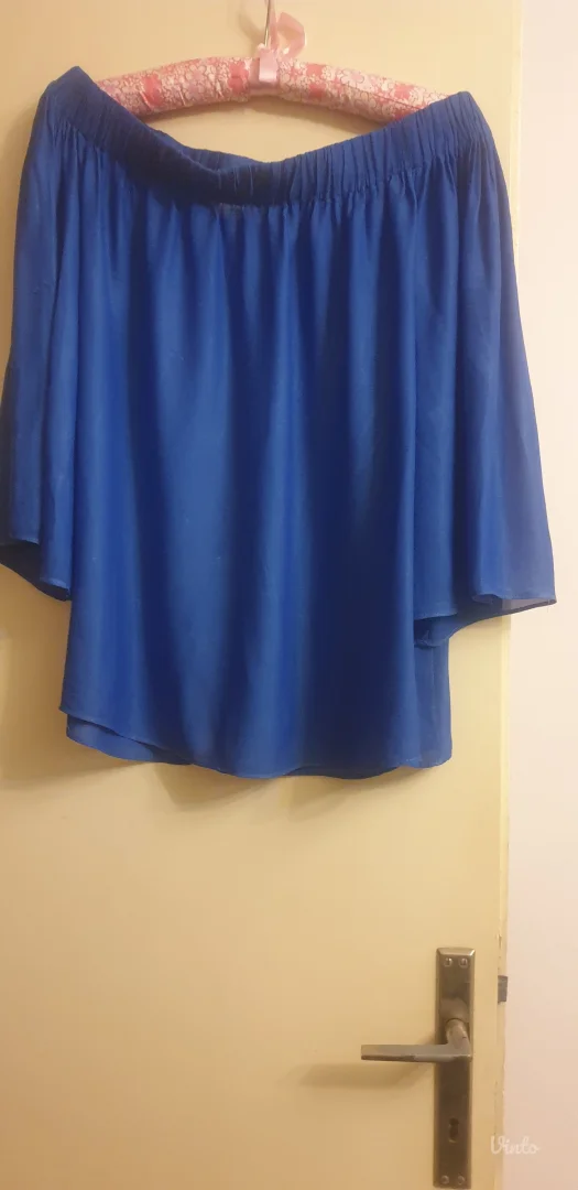 MANGO plava bluzica S