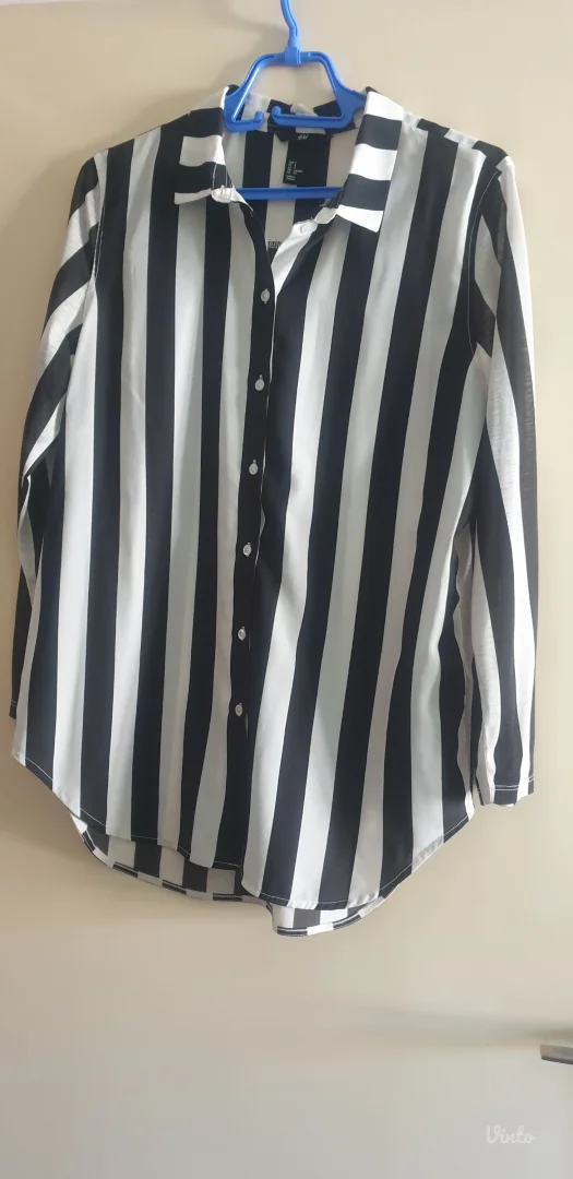 Prugasta tanja košulja H&M  S