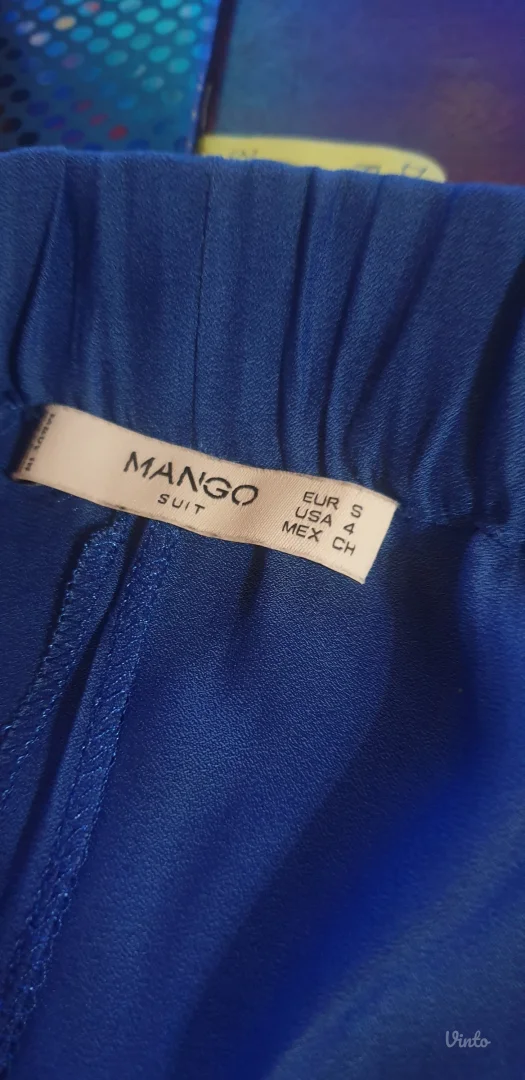 MANGO plava bluzica S