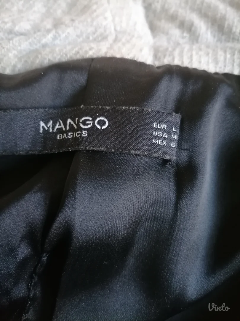 Sivi vuneni kaput Mango   L