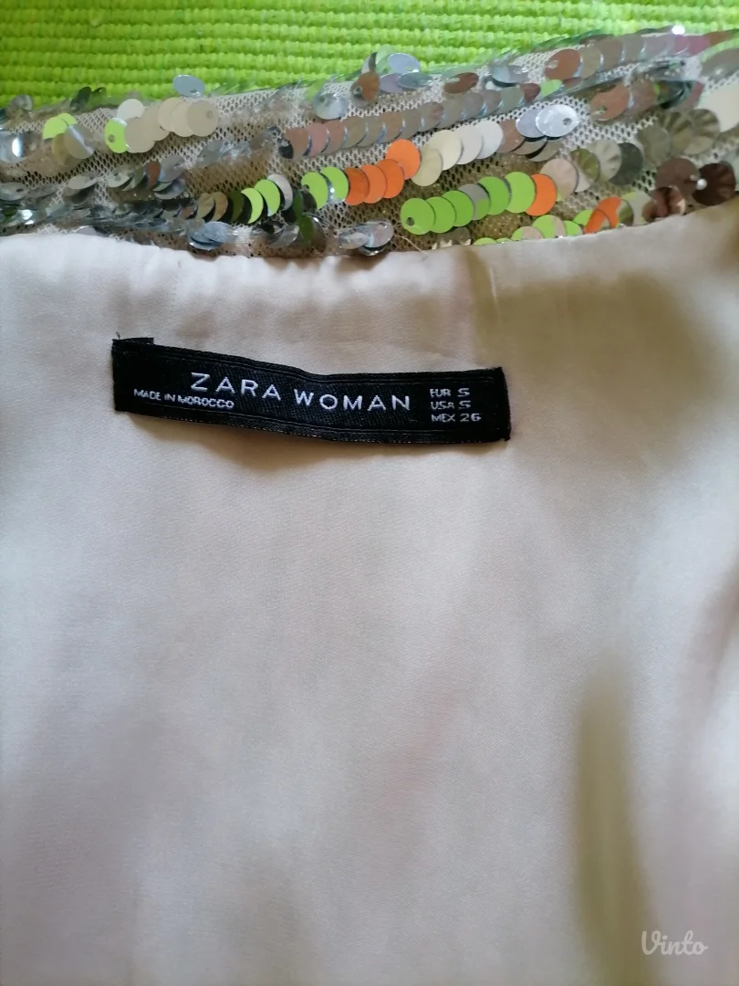 Tunika sa šljokicama Zara S