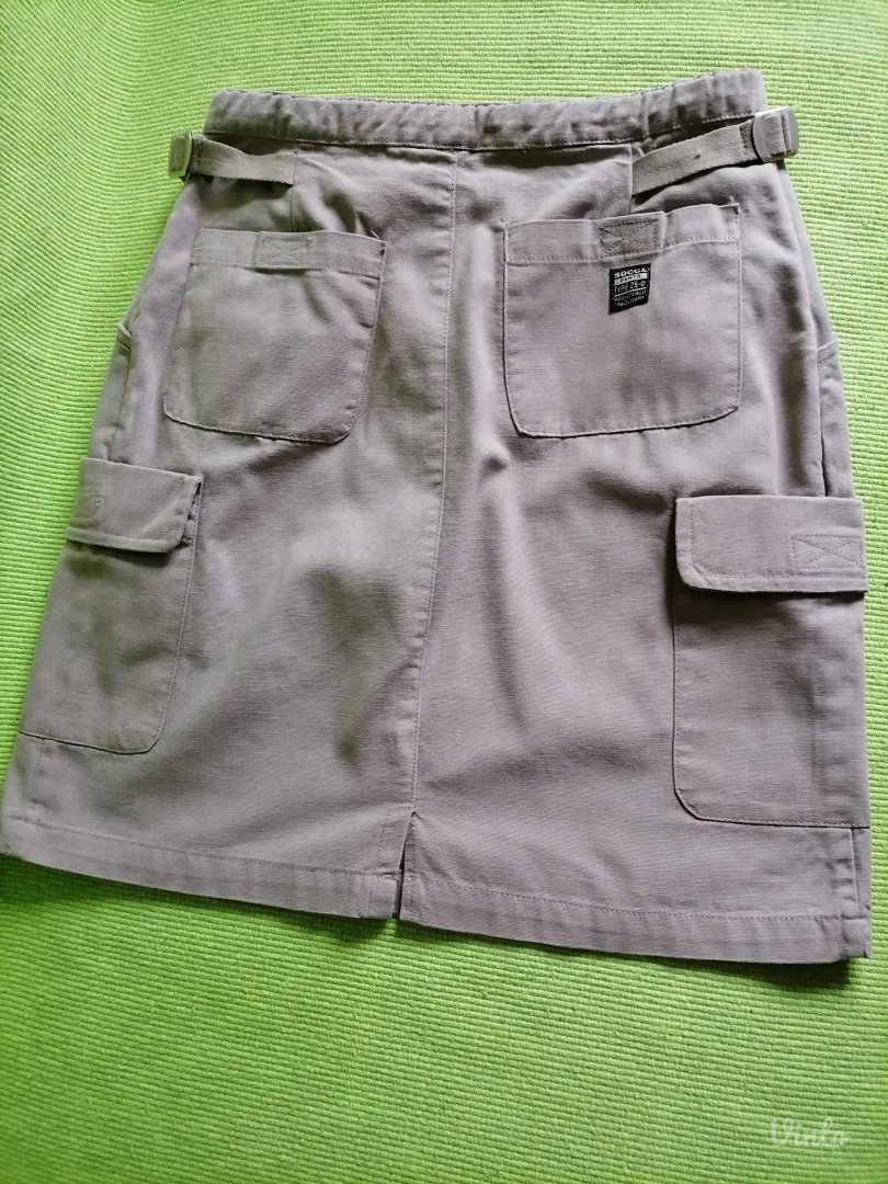 Mini pamučna suknjica SOCCX PANTS L