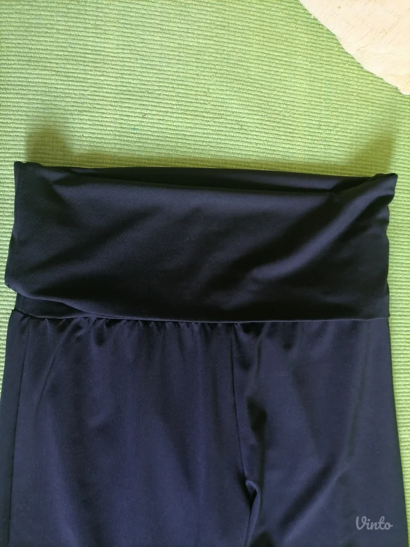 Crne duboke helanke XL