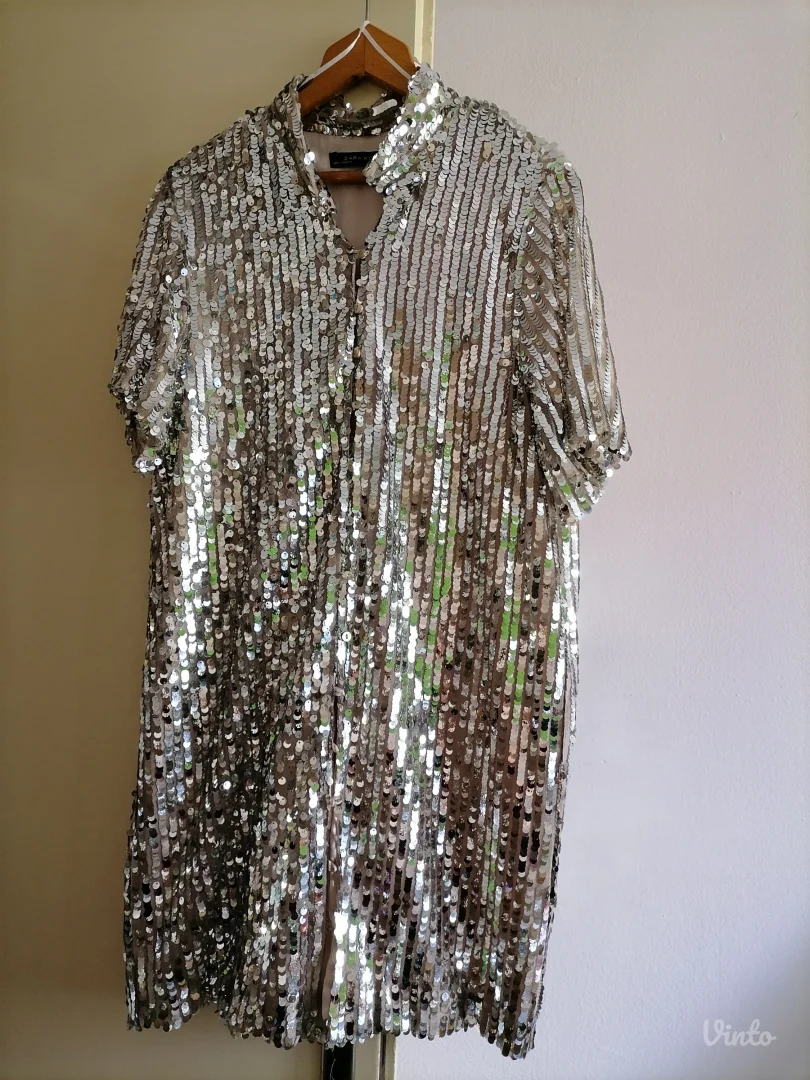 Tunika sa šljokicama Zara S